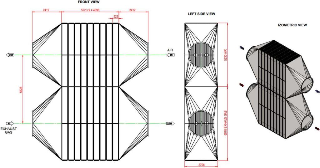 HEAT PIPE AIR PRE-HEATERS